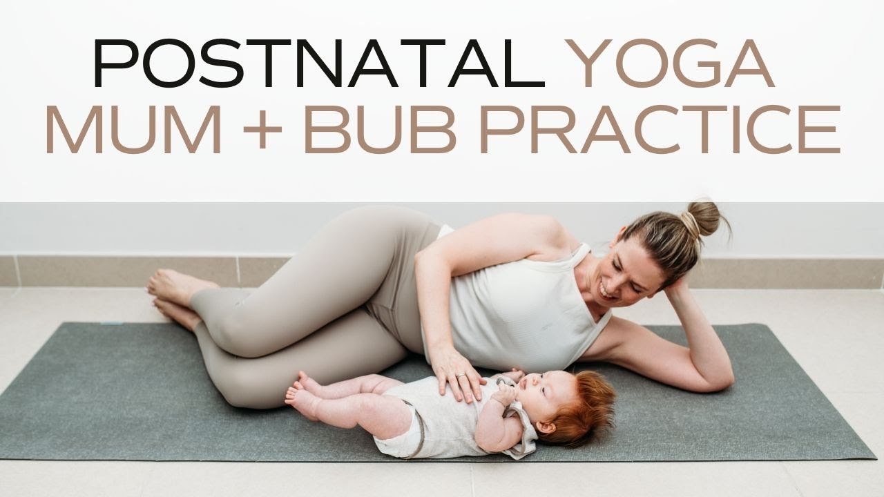 15-минутная йога для мамы и малыша после родов | ПОСЛЕРОДОВОЕ ВОССТАНОВЛЕНИЕ | Element Pilates & ...