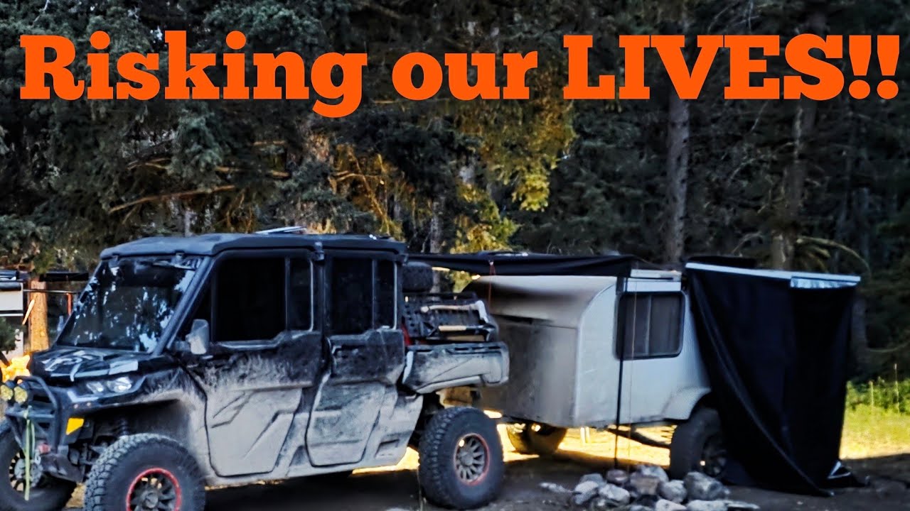 Рискуя всем, чтобы разбить лагерь в глубинке Монтаны, высаживаясь на UTV