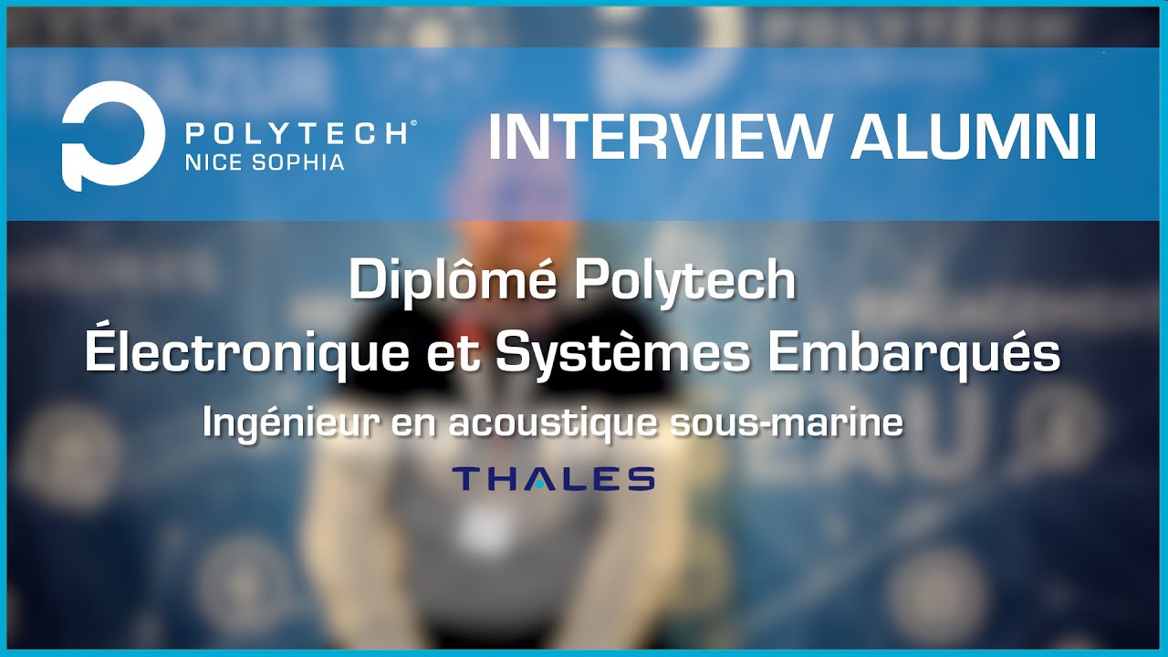 Interview Alumni : Julien, ingénieur en acoustique sous-marine