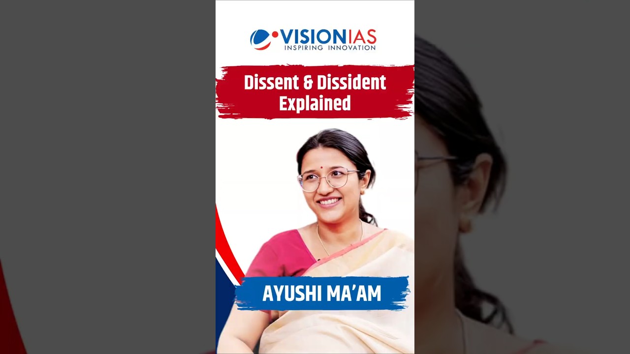 Understanding Dissent and Dissident | Faculty Explains | Ayushi Ma'am