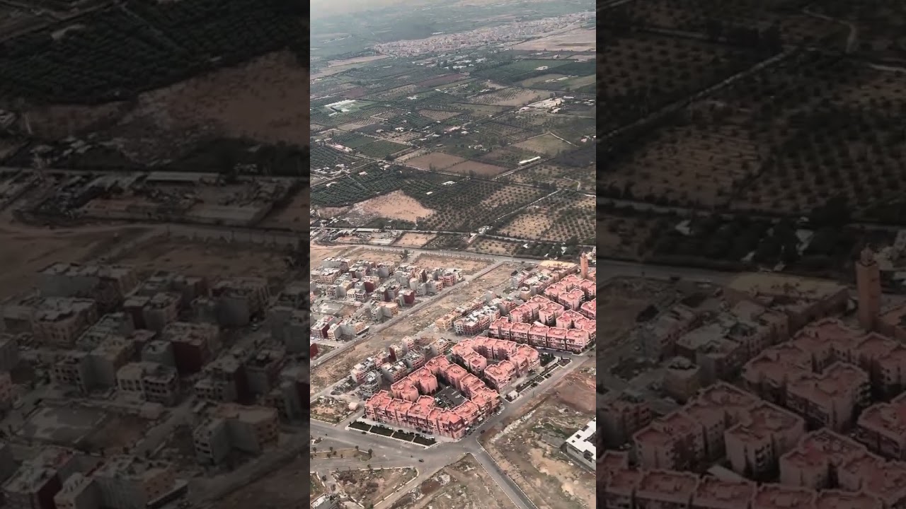 wonderful view while approaching the beautiful city of marrakech #marrakech #morocco #agadir #fyp 