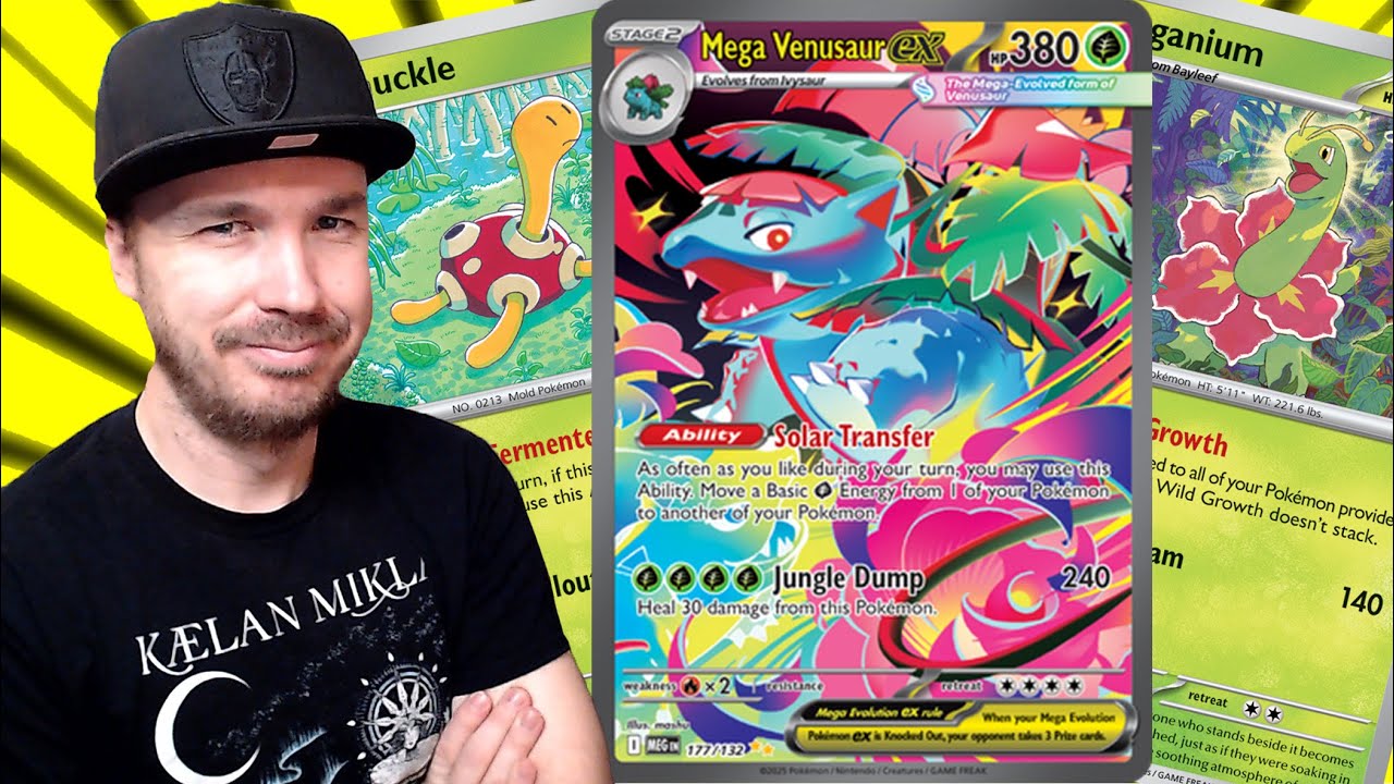 ЛУЧШАЯ КОЛОДА ДЛЯ ЛЕЧЕНИЯ - Профиль колоды Mega Venusaur ex - Pokemon Mega Evolution