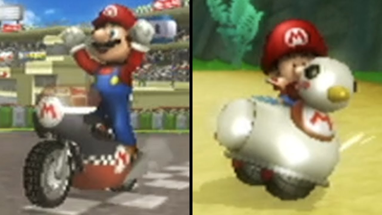 Mario Kart Wii - 200cc Mushroom Cup (2 Player)