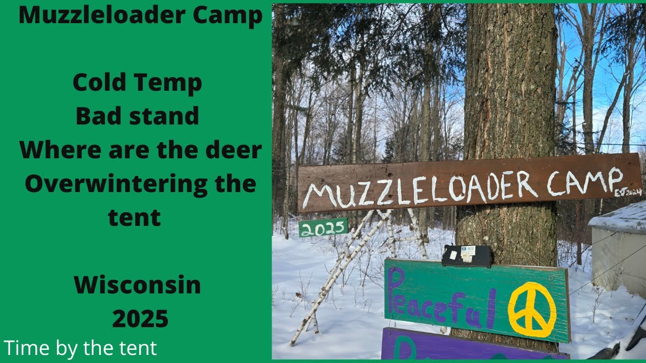 Самая низкая температура за всё время, плохая засидка, долго сидел, где олени? Зимую в палатке #с...