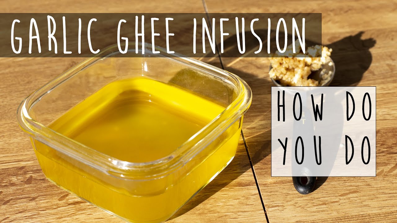 How to Make Garlic Ghee Butter @HowDo-YouDo Garlic Flavored Ghee