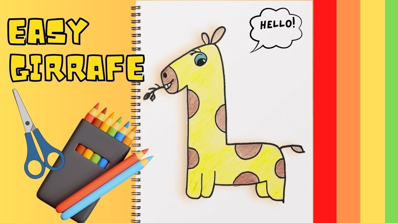 How to draw a Giraffe | Step by Step guide #HowToDrawAGiraffe #DrawAGiraffe#GiraffeDrawing#Easy