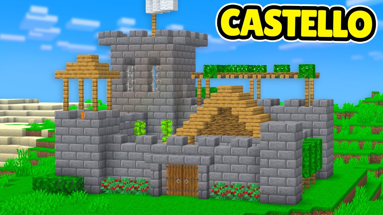 COME COSTRUIRE UN PICCOLO CASTELLO SU MINECRAFT