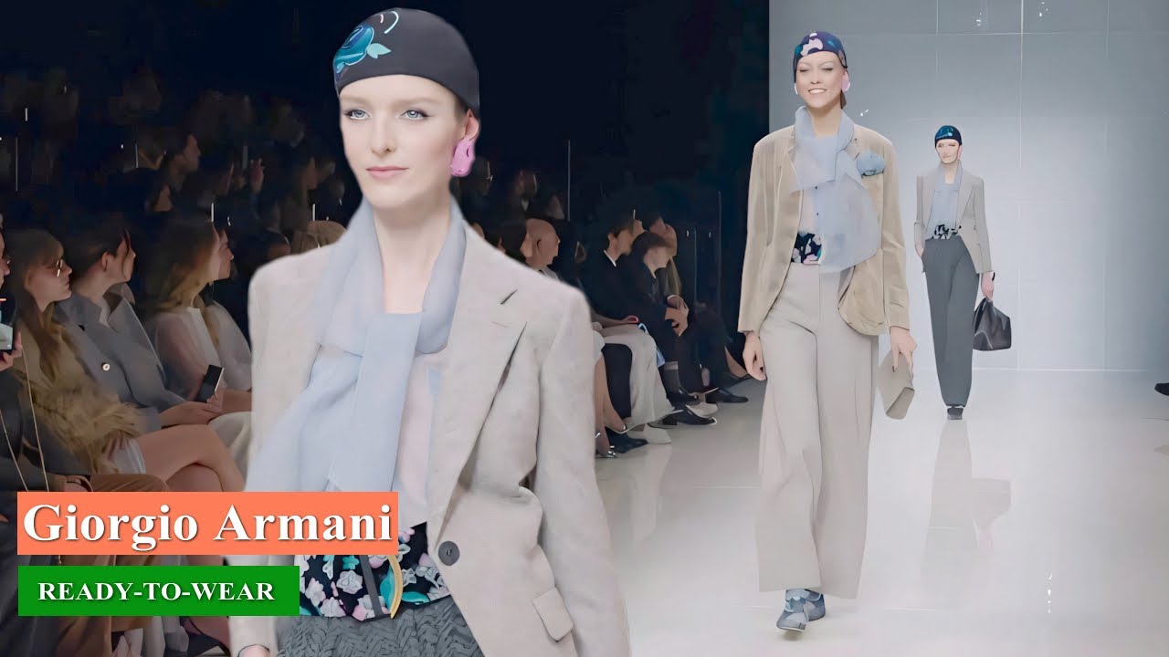Giorgio Armani Милан мода Осень 2024 Зима 2025 | Одежда и аксессуары