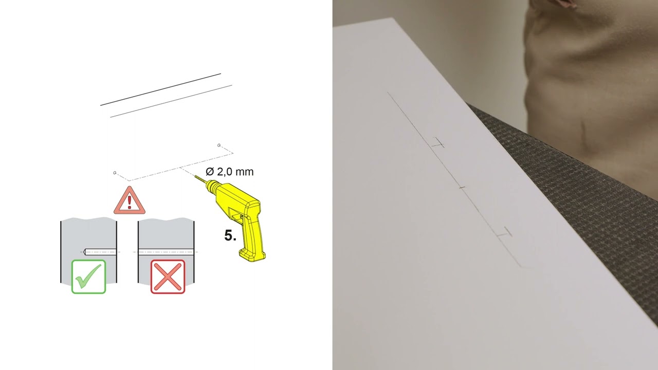 Pronorm #12 Montage-instructies voor de ArciTech binnenladeverbinder