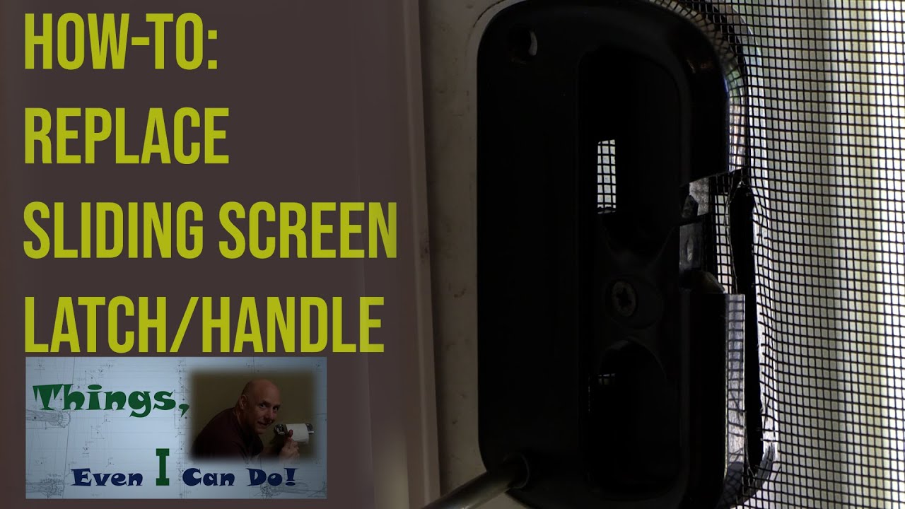 Sliding Screen Door Latch Replacement How-To Do it Yourself (DIY)
