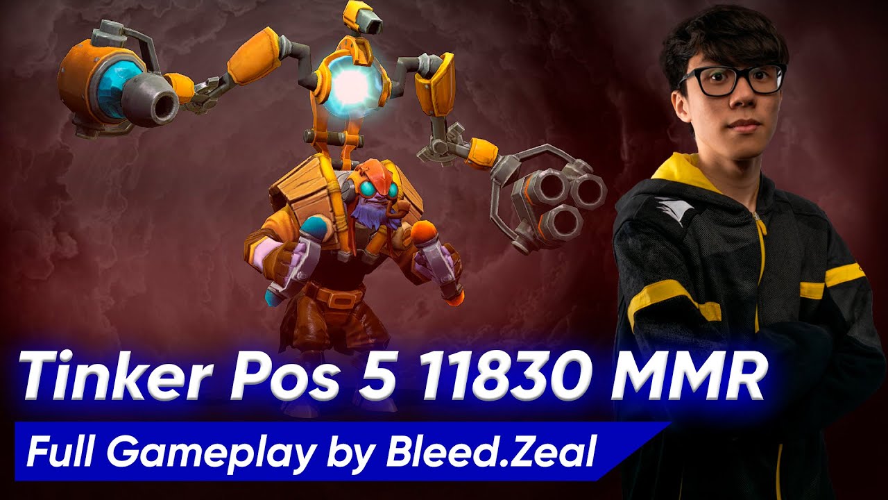 Zeal TINKER SUPPORT in TOP 20 SEA | Dota 2 7.35d Pro Gameplay