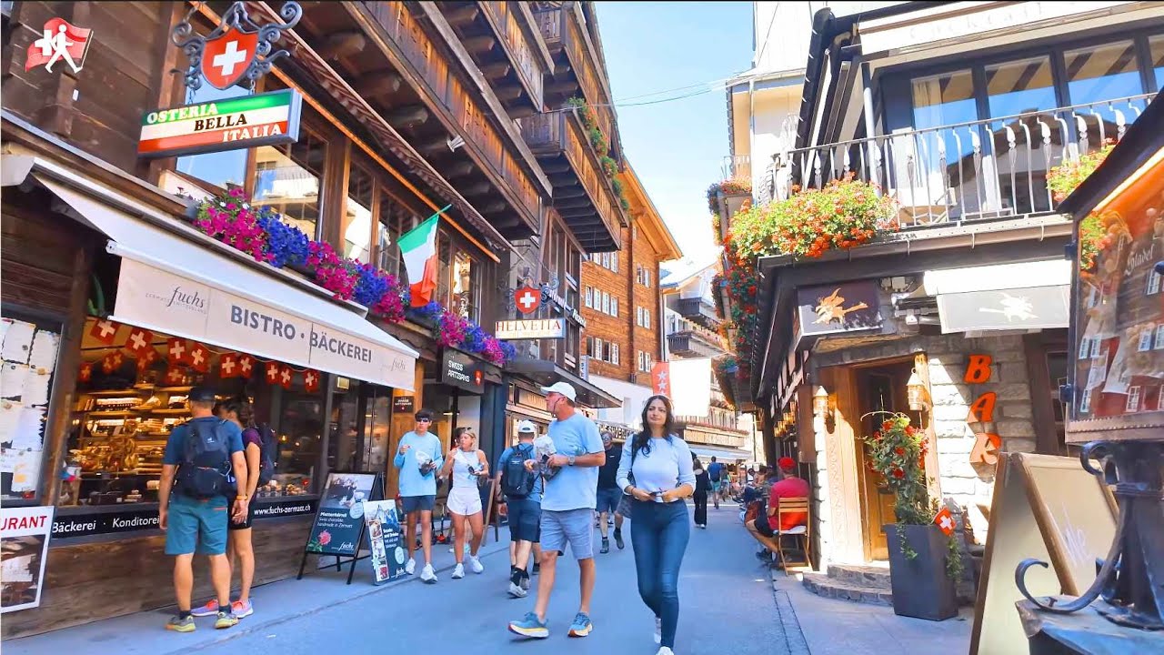 Falling In Love With Zermatt: A Breathtaking Swiss Village Walking Tour 🏞️🚶‍♂️🇨🇭