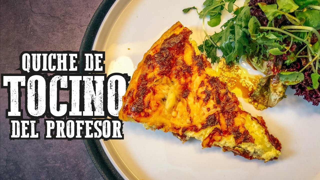 Quiche de Tocino del Profesor | Quiche Lorraine | Slucook
