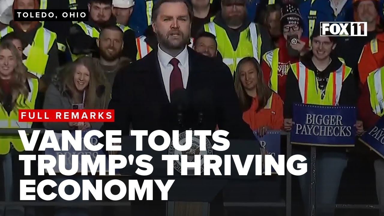 Vice President JD Vance lauds 'American comeback' and President Trump's economic accomplishments
