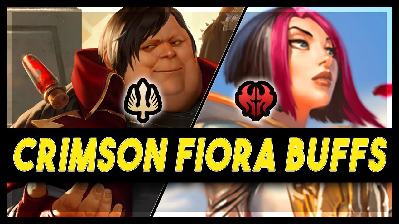 New Fiora With Crimson Curator! | LoR Game | Legends Of Runeterra Gameplay Highlight