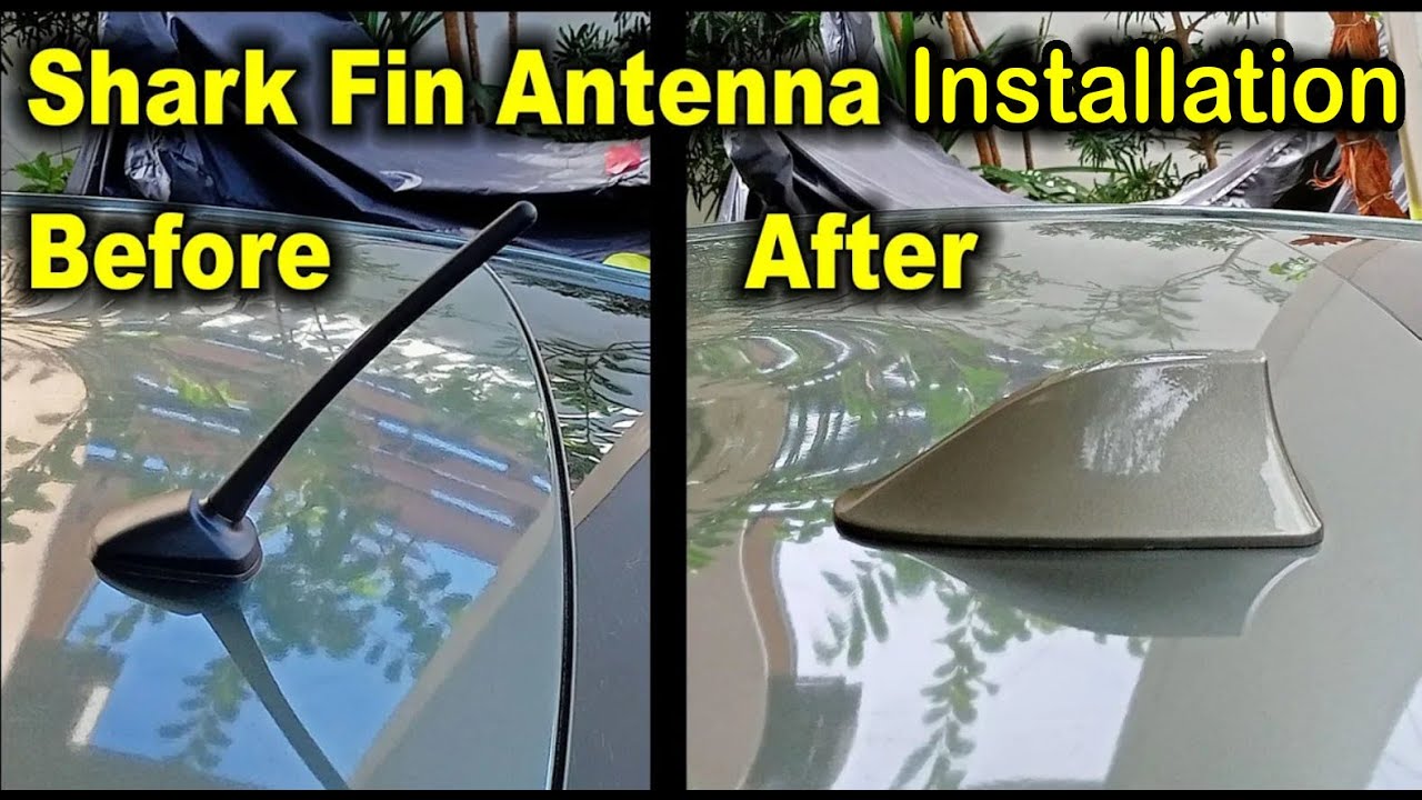 How to install Shark Fin Antenna on a TOYOTA VIOS