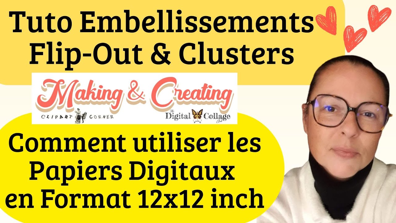 Tuto Embellissements Flip-Out & Clusters / Spécial Débutant @Tina-MakingandCreating