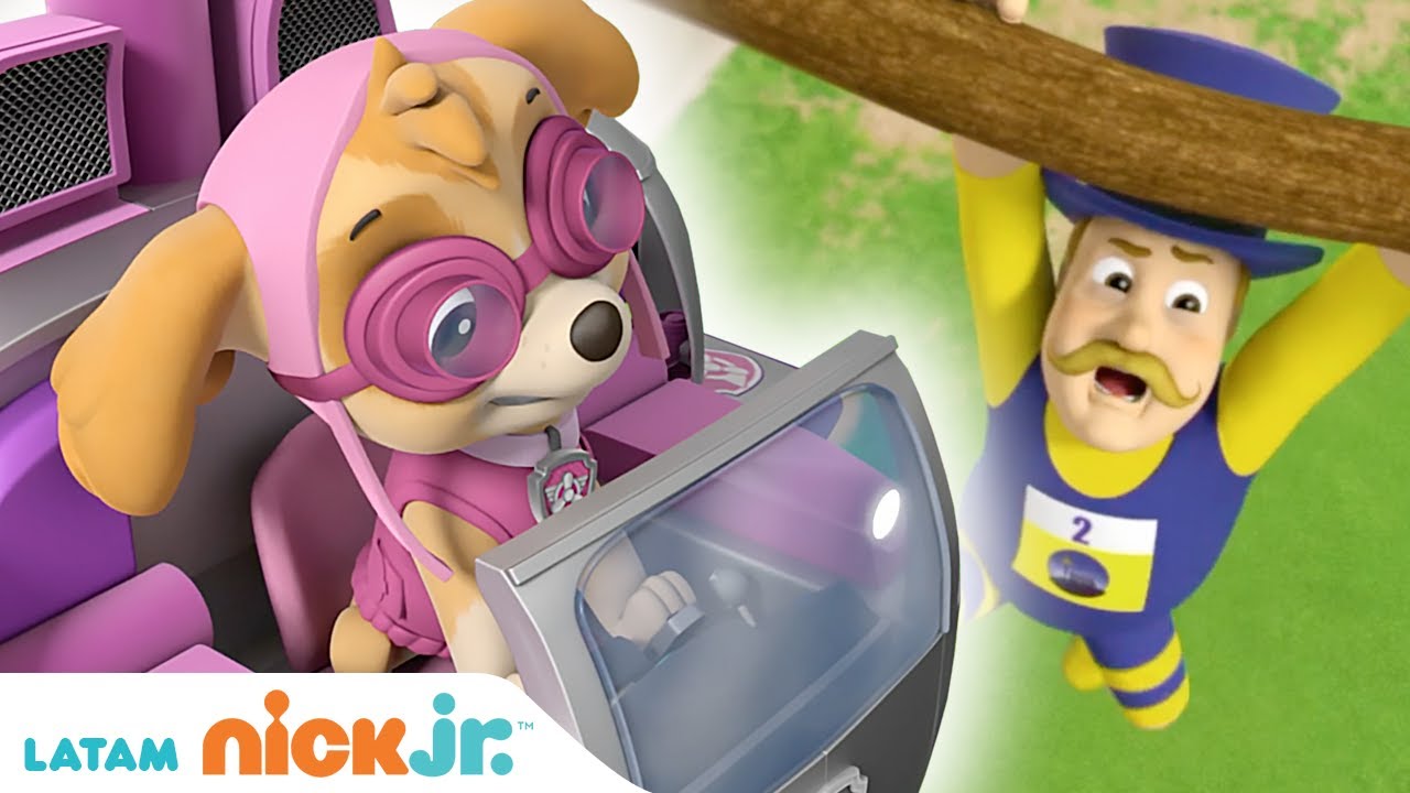 PAW Patrol, patrulla de cachorros | Los Cachorros Salvan la Carrera de Alcaldes | Nick Jr.en Español