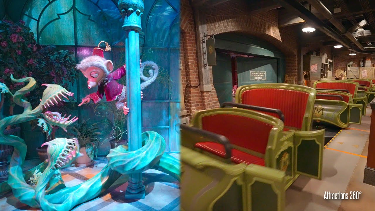 Mystic Manor Dark Ride | A Monkey Trackless Dark Ride | Disneyland 2025
