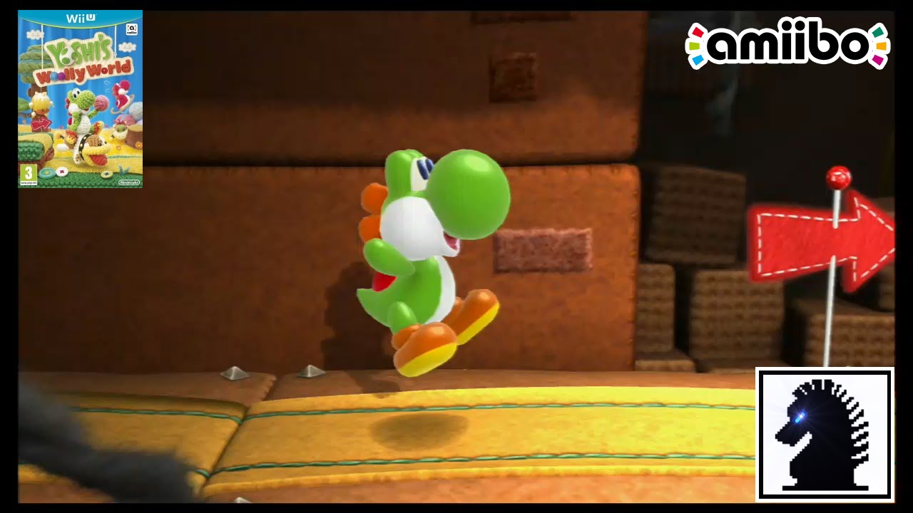 Wii U Amiibo - Yoshi's Woolly World - Classic Yoshi - 1-4 - Big Montgomery's Fort