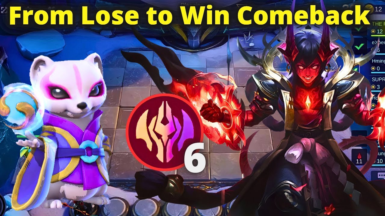 1 HP CRAZY EPIC COMEBACK DYRROTH PRINCE IMMORTALS WITH YUKI | MLBB MAGIC CHESS BEST SYNERGY COMBO