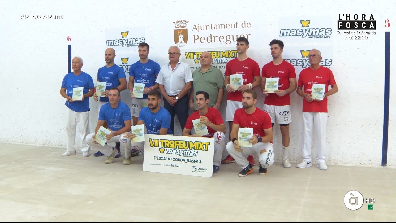 EiC Pedreguer 09/09/2023. Pilota Valenciana.