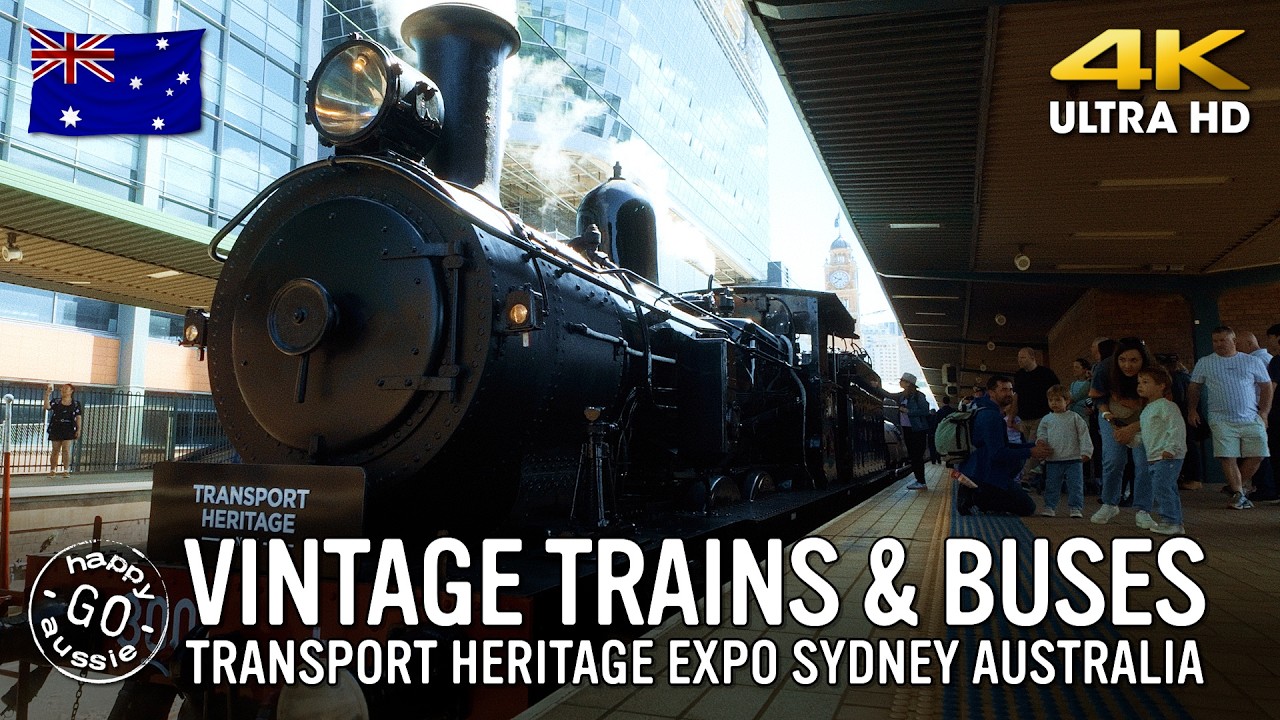 Transport Heritage Expo | Sydney's Vintage Train & Bus Collection | 4K