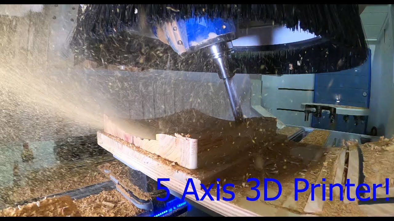 Homag 5 Axis 3D printer (P-115 in reverse and at 240 fps)