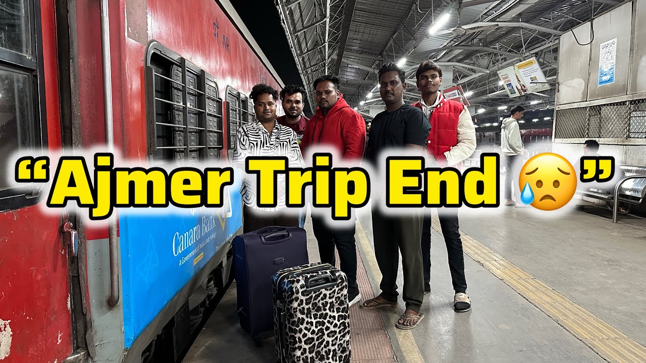 “Ajmer Sharif Trip End | Last Day, Packing & Train journey Back to Mumbai🤍” 