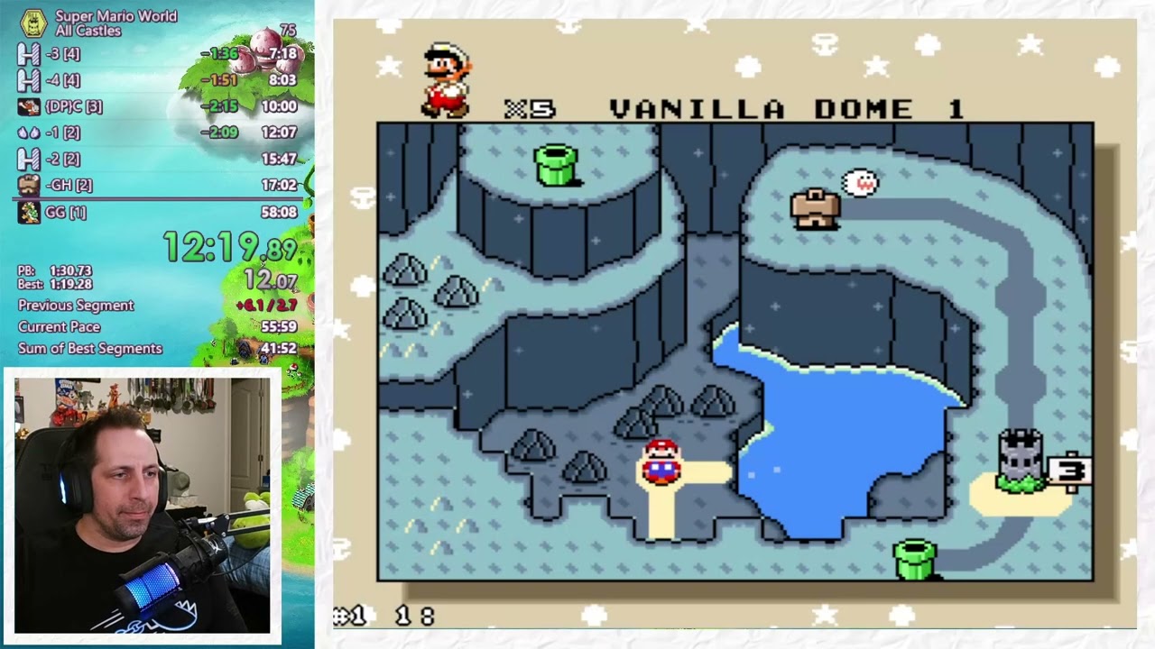 Super Mario World All Castles - 55m09