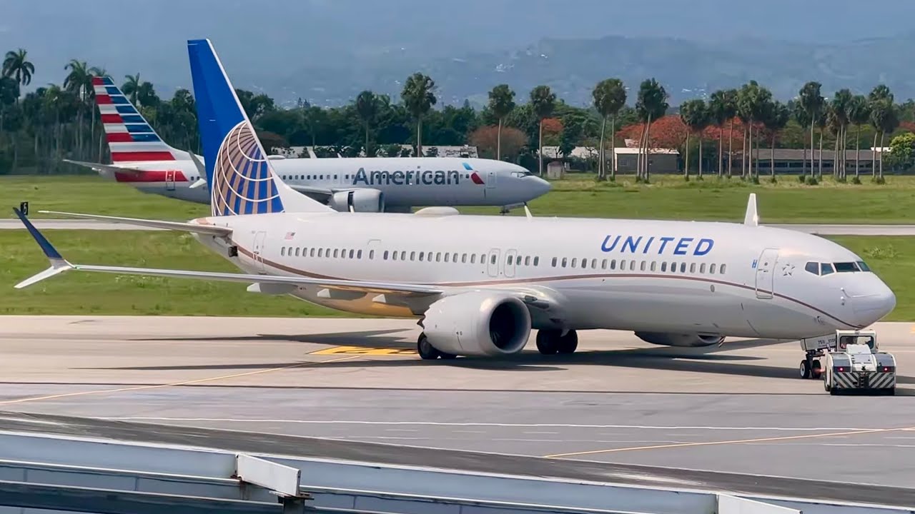 MIRA COMO DESPEGAN, LLEGAN Y OPERAN LOS AVIONES EN EL AEROPUERTO INTERNACIONAL DEL CIBAO | #airport