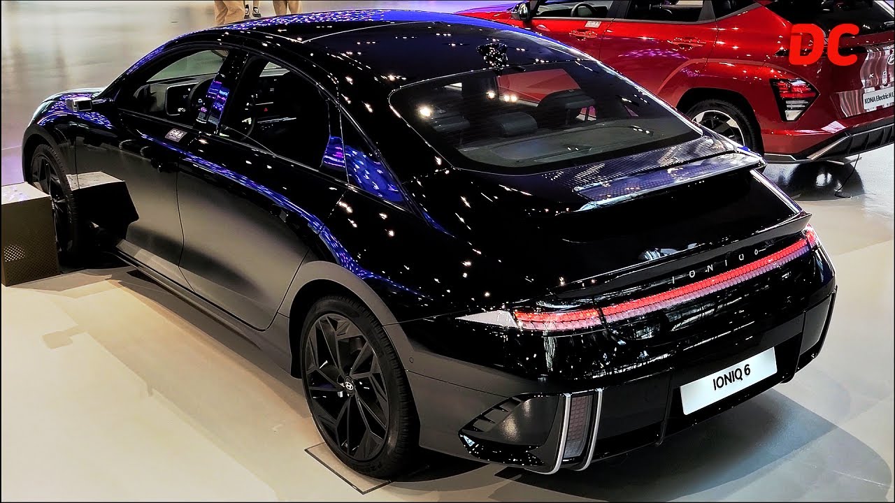 2025 HYUNDAI IONIQ 6 Black Edition, Abyss Black Pearl : 4K Highlight Detail Cut #DCUT