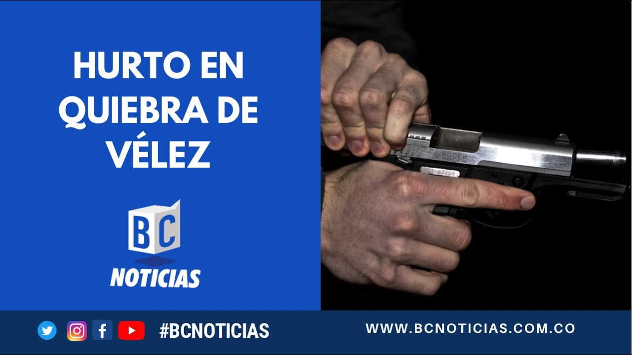 Denuncian caso de hurto a mano armada en la Quiebra de Vélez