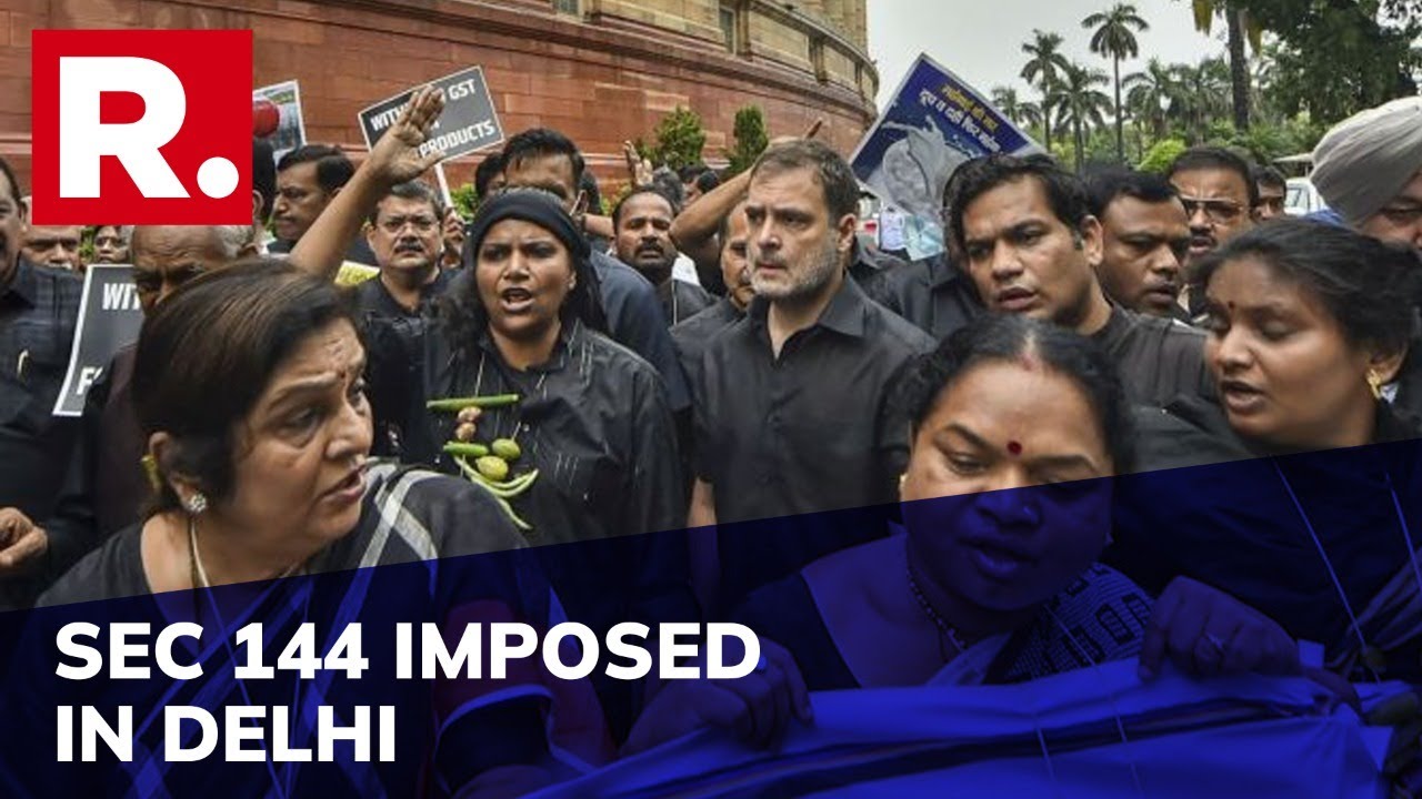 New Delhi: Section 144 Imposed Amid Congress' Nationwide Protests Against Price Hike