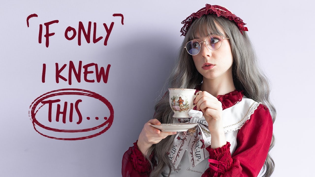 5 things I wish I'd known before I started wearing lolita fashion PART 2 😯
