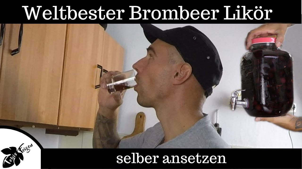 Brombeerlikör einfach selber machen