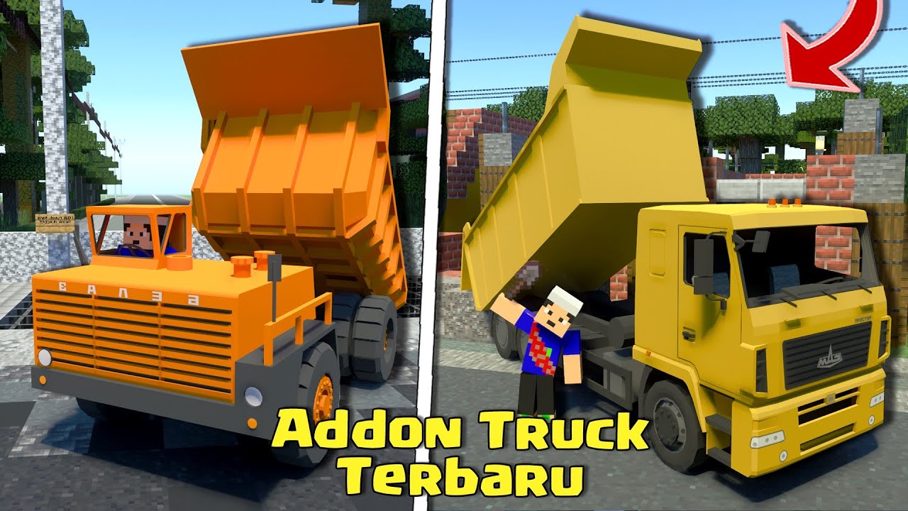 Addon Mobil Truck Bak Terbaru dan Keren di MCPE