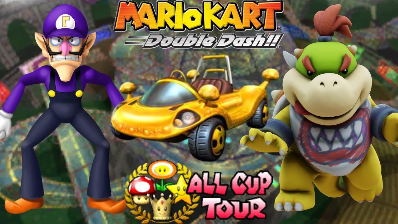 Mario Kart Double Dash Mirror Mode All Cup Tour (Waluigi & Bowser Jr)