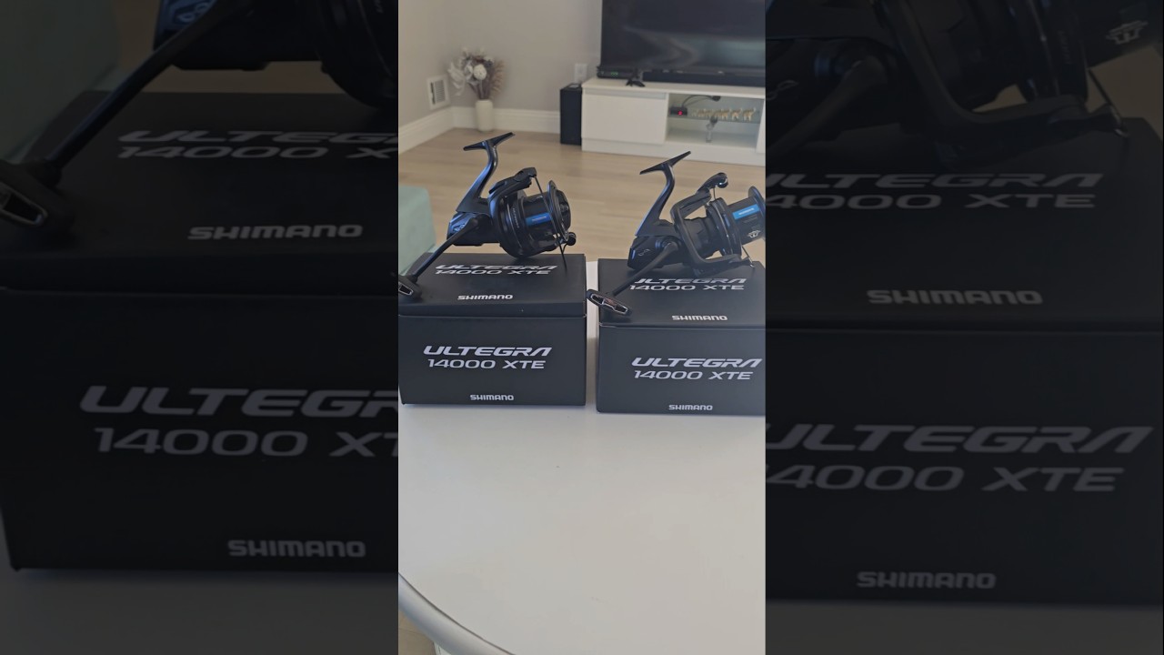 Shimano Ultegra 14000 XTE carp fishing reels.  #unboxing