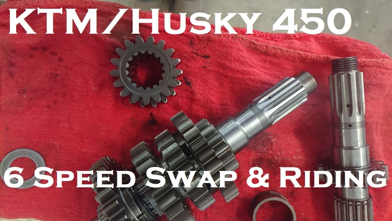 FC450/FX450/450XCF/450SXF Wide Ratio 6 Speed Swap