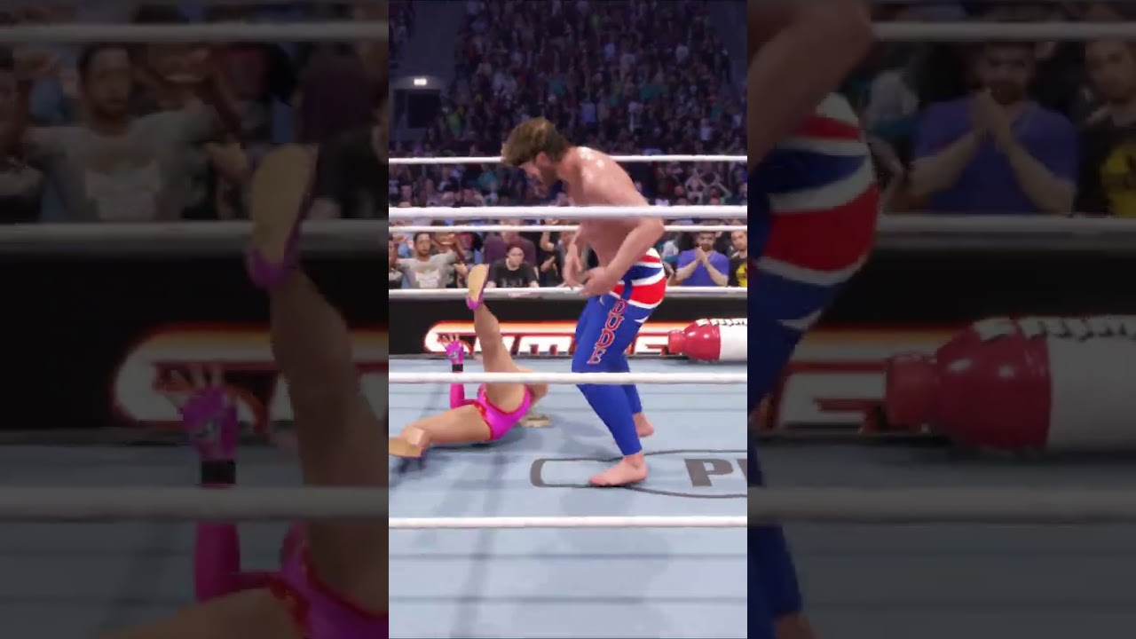 Логан Пол против Лив Морган || Видео игрового процесса боя в WWE2k25 #wrestling #wwe2k24 #wwe #ww...