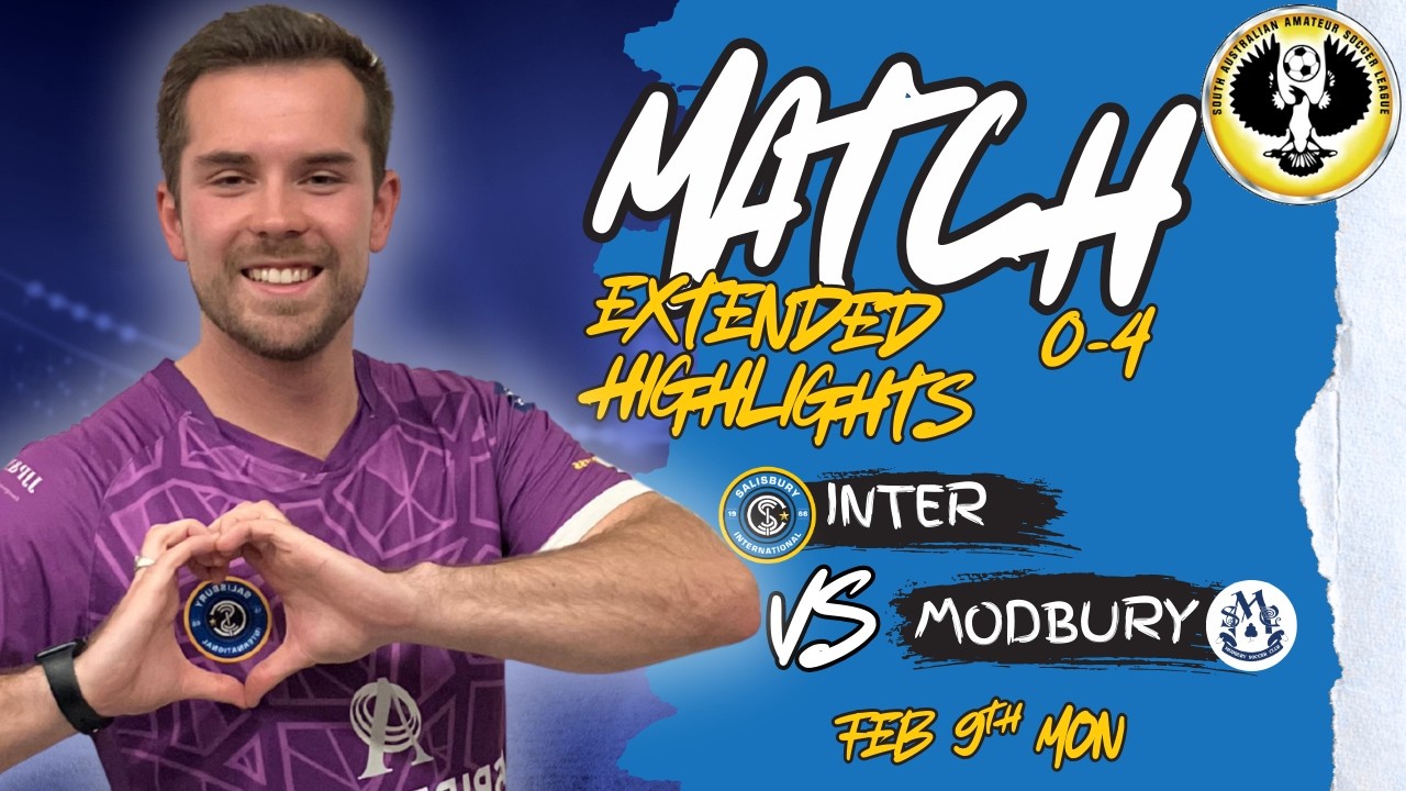 Inter (SAASL) 0 - 4 Modbury | Extended Highlights | 9th Feb