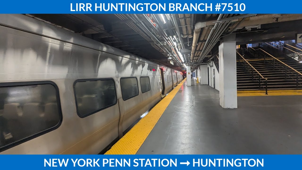 LIRR Port Jefferson Branch train #7510 Full Ride (New York Penn Station - Huntington) (10/20/2024)