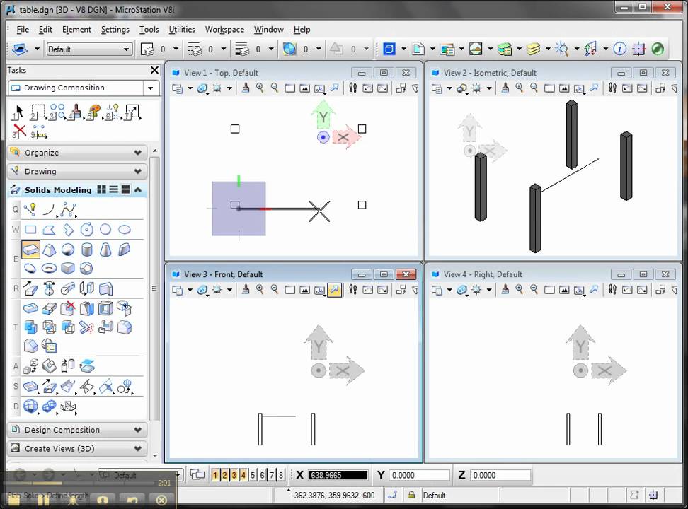 Basic MicroStation 3D modeling: Primitive Solid