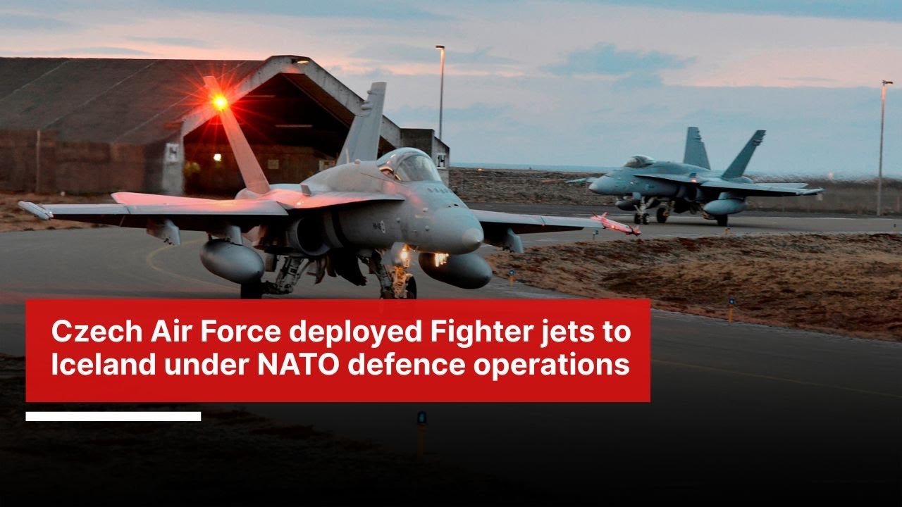 JAS-39C Gripen fighter jets from the Czech Air Force deployed to Iceland | DWS News | AI12