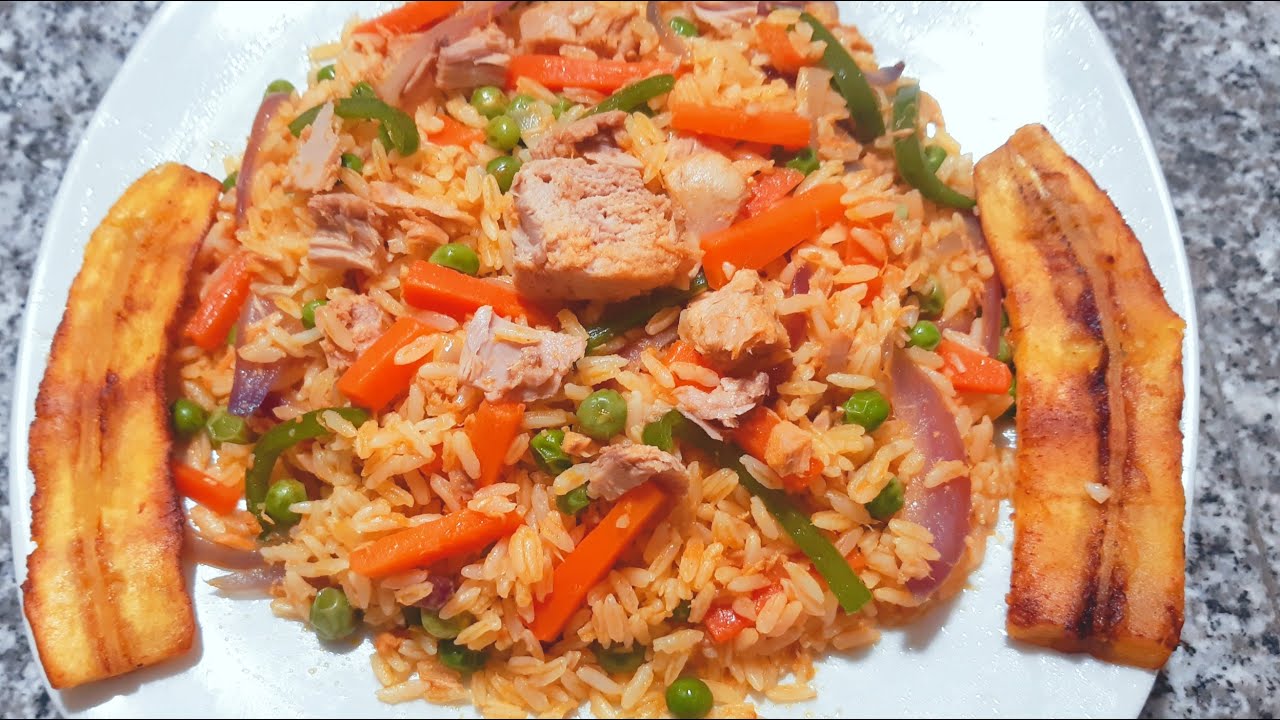 Rico arroz con atún