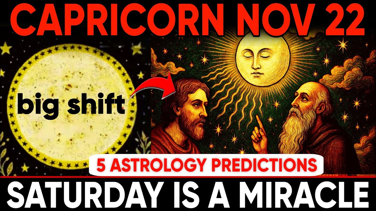 Capricorn Alert: November 22, 2025 ⚡ 5 astrology Predictions That Will Change Everything!