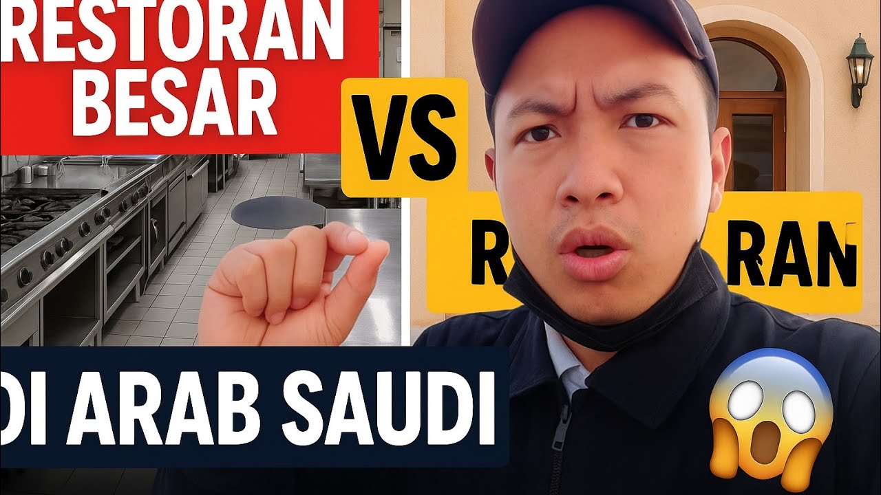 KERJA DI RESTORAN BESAR vs RESTORAN PRIBADI di ARAB SAUDI 😱 | , Gaji & Aturan Berbeda Banget