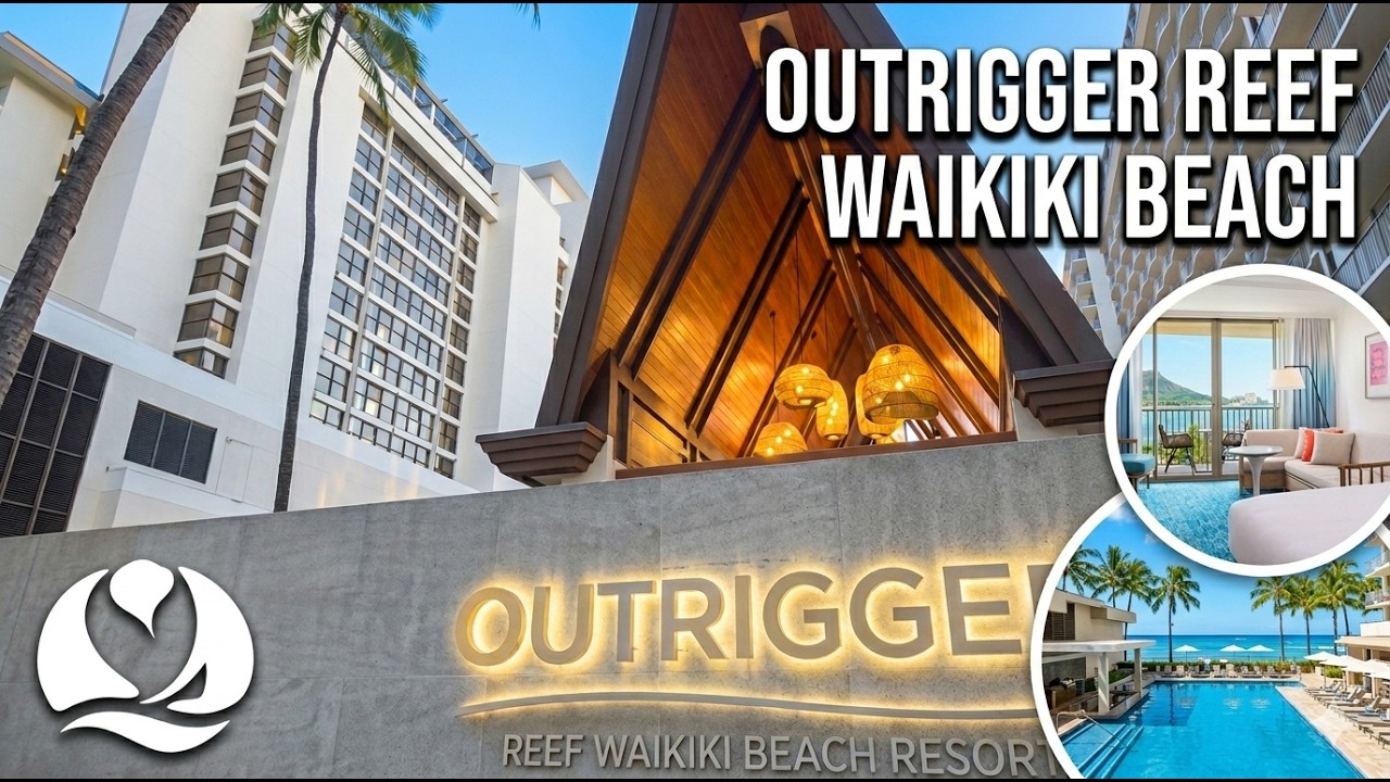 [4K] Hotel Tour | 🇺🇸 HONOLULU, Outrigger Reef Waikiki Beach 2025