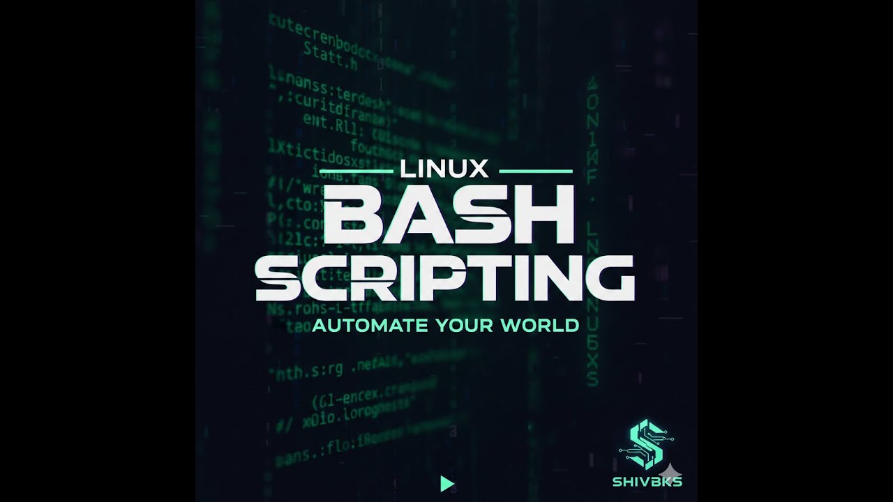 Bash Scripting for Beginners: Your First Shell Script (Linux Tutorial)